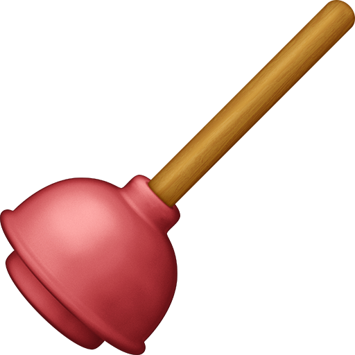 plunger as rendered by Facebook