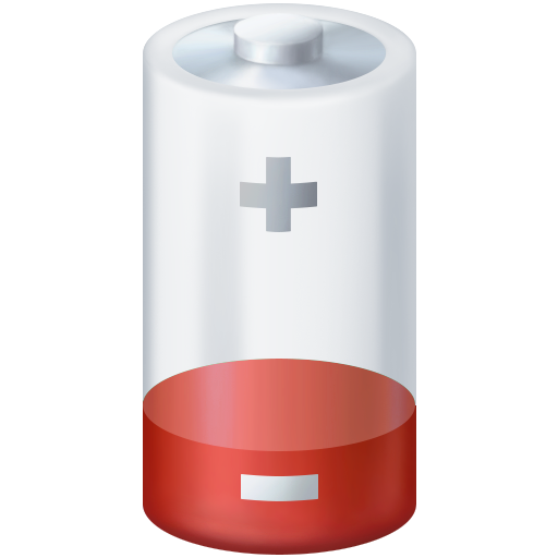 low battery as rendered by Facebook