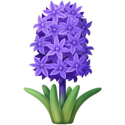 hyacinth as rendered by Facebook