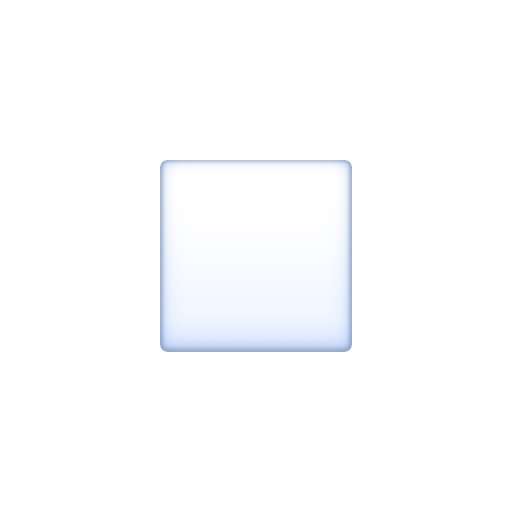 kleines weißes Quadrat as rendered by Facebook