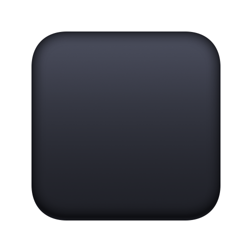 black medium square as rendered by Facebook