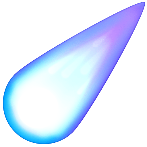 comet as rendered by Facebook