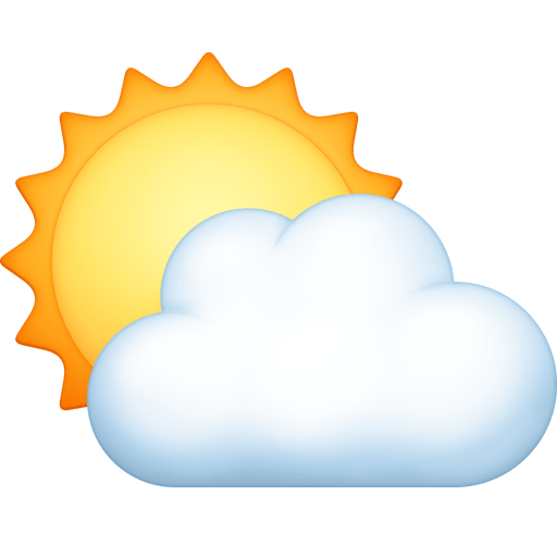 sol por trás das nuvens as rendered by Facebook