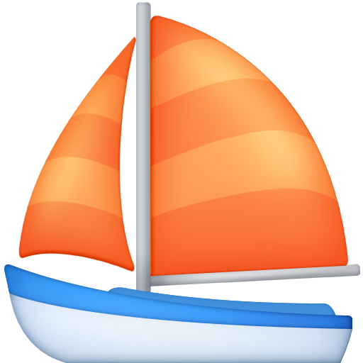 Sailboat as drawn by Facebook in 16.0