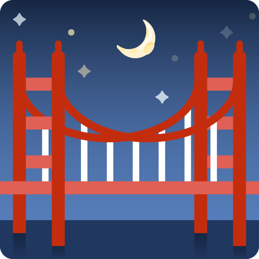 Bridge at Night as drawn by Facebook in 2.0