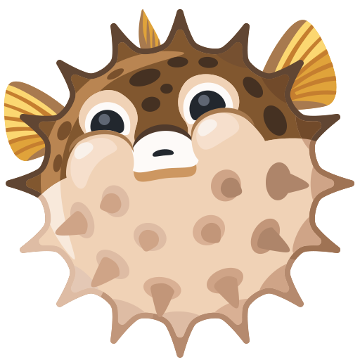 Blowfish as drawn by Facebook in 2.0
