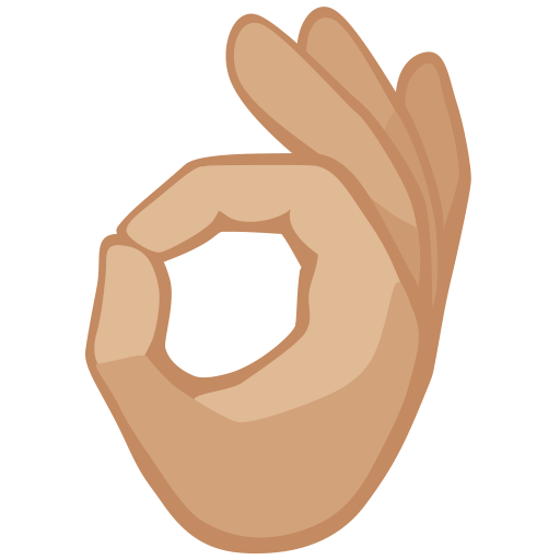 OK Hand: Medium-Light Skin Tone, the design in this release