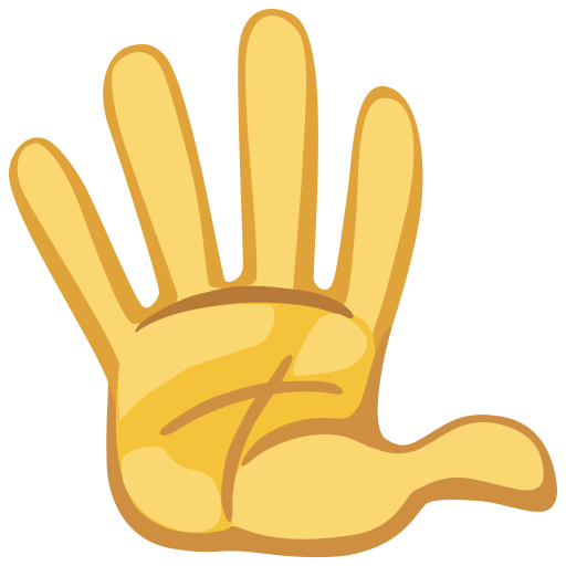 Hand with Fingers Splayed, the design in this release
