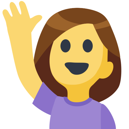 Person Raising Hand, the design in this release