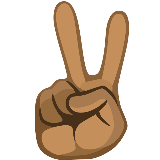 Victory Hand: Medium-Dark Skin Tone, the design in this release