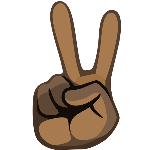 Victory Hand: Dark Skin Tone, the design in this release
