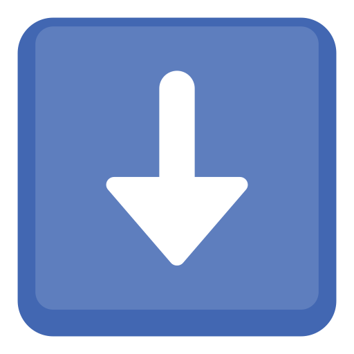 Down Arrow as drawn by Facebook in 2.0