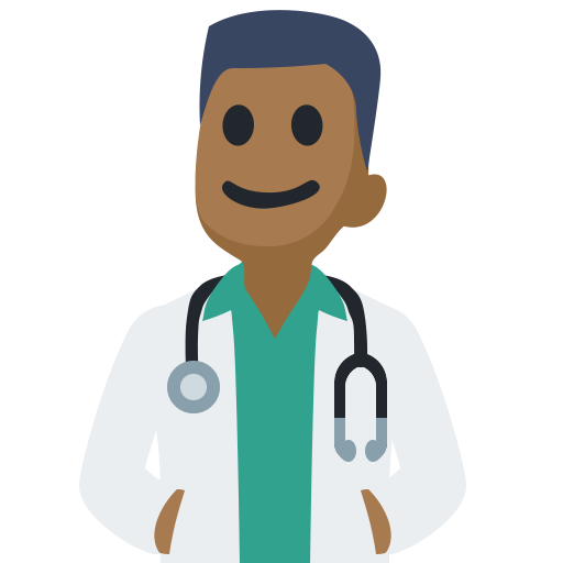 Man Health Worker: Medium-Dark Skin Tone, the design in this release