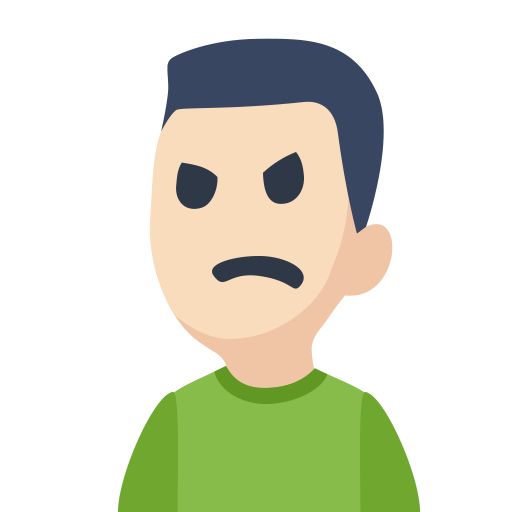 Man Frowning: Light Skin Tone, the design in this release