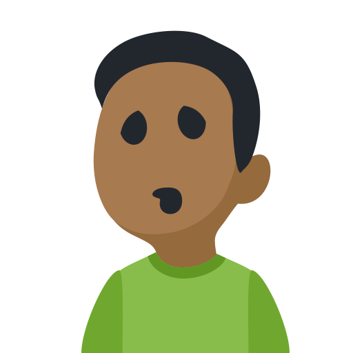 Man Pouting: Medium-Dark Skin Tone, the design in this release