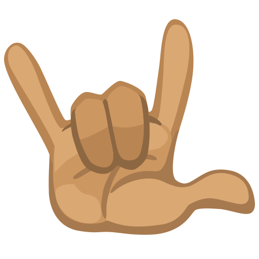 Love-You Gesture: Medium Skin Tone, the design in this release