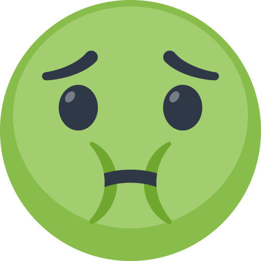 Nauseated Face as drawn by Facebook in 2.1