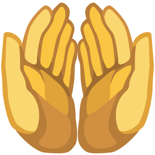 Palms up Together, the design in this release