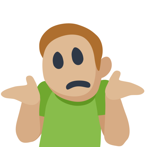 Man Shrugging: Medium-Light Skin Tone, the design in this release