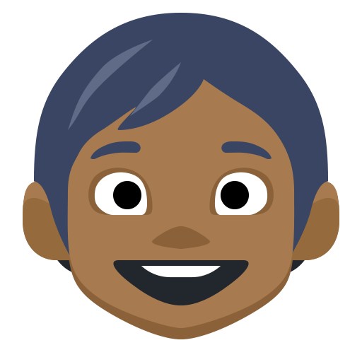 Child: Medium-Dark Skin Tone, the design in this release