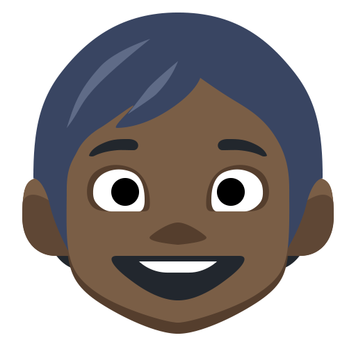 Child: Dark Skin Tone, the design in this release