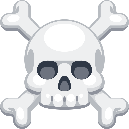 Skull and Crossbones as drawn by Facebook in 2.1