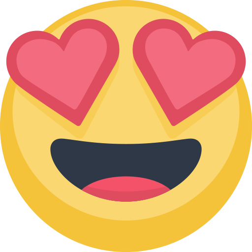 Smiling Face with Heart-Eyes, the previous design