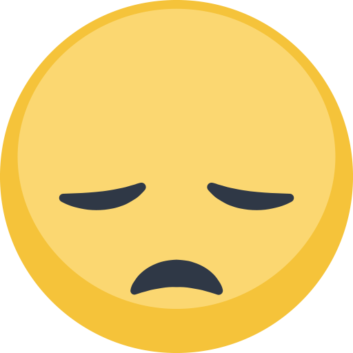 Disappointed Face, the previous design