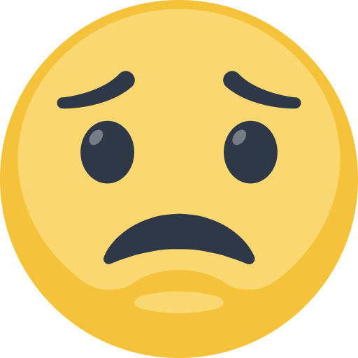 Worried Face, the previous design