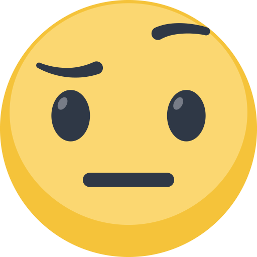 Face with Raised Eyebrow, the previous design