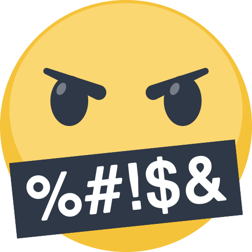 Face with Symbols on Mouth, the previous design
