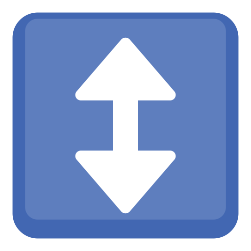 Up-Down Arrow as drawn by Facebook in 2.2.1