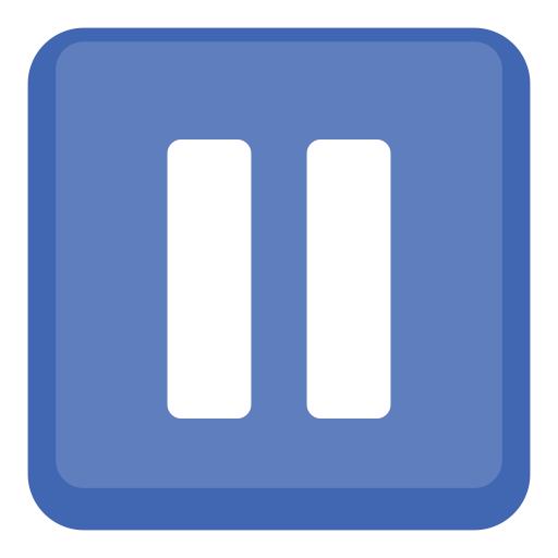 Bouton Pause as drawn by Facebook in 2.2.1