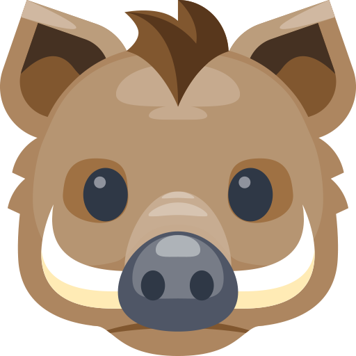 Boar as drawn by Facebook in 2.2