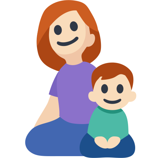 Family - Woman: Light Skin Tone, Boy: Light Skin Tone, the design in this release
