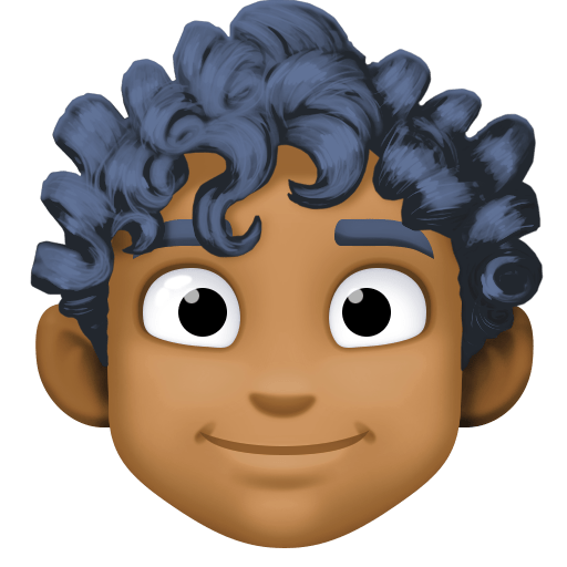 Man: Medium-Dark Skin Tone, Curly Hair, the design in this release