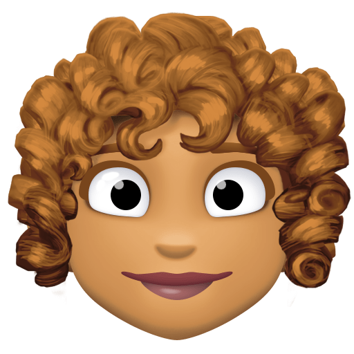 Woman: Medium Skin Tone, Curly Hair, the design in this release