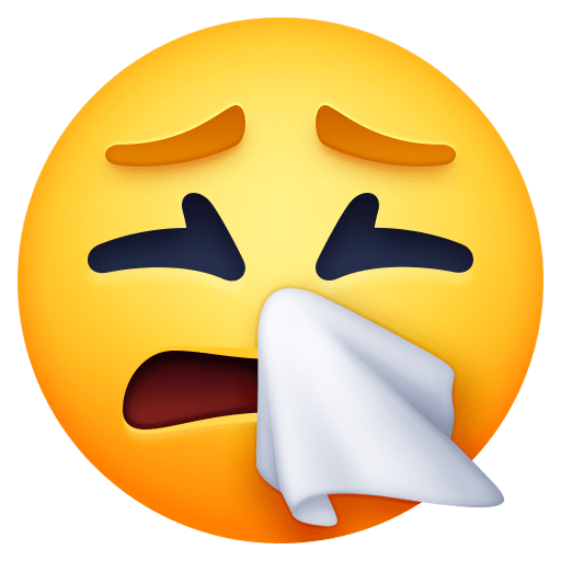 Sneezing Face, the design in this release