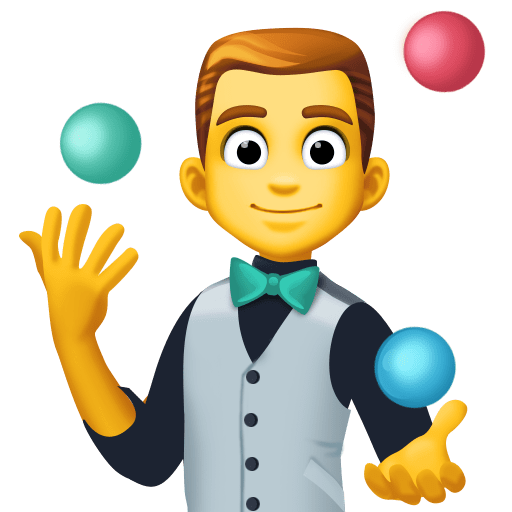 Person Juggling, the previous design