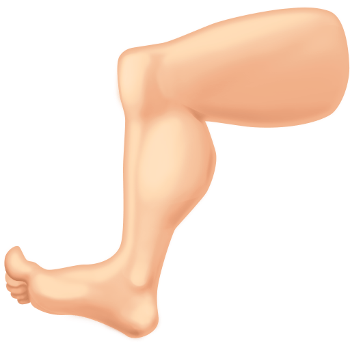 Leg: Light Skin Tone, the design in this release