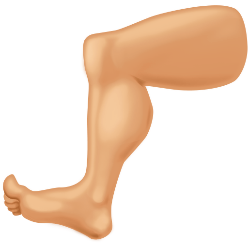 Leg: Medium-Light Skin Tone, the design in this release