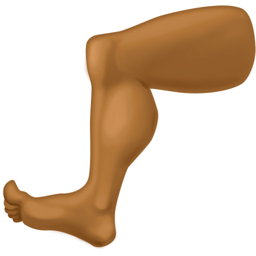 Leg: Medium-Dark Skin Tone, the design in this release