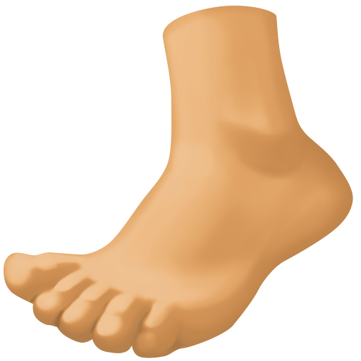 Foot: Medium Skin Tone, the design in this release