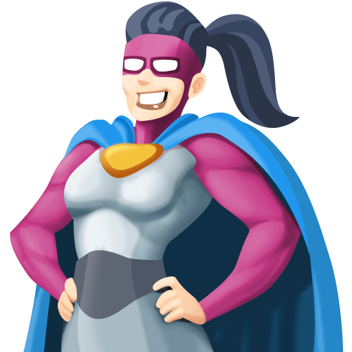 Woman Superhero: Light Skin Tone, the design in this release