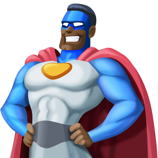 Superhero: Dark Skin Tone, the design in this release