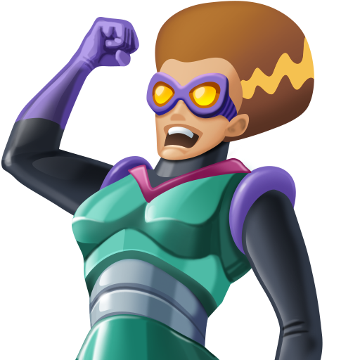 Woman Supervillain: Medium-Light Skin Tone, the design in this release