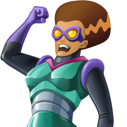 Woman Supervillain: Medium Skin Tone, the design in this release