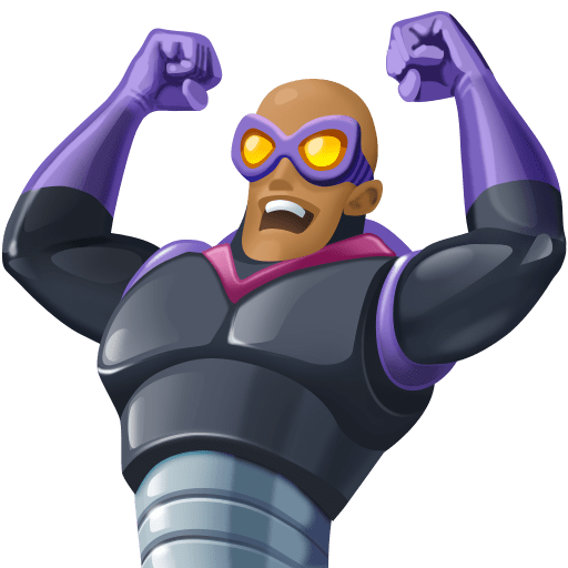 Supervillain: Medium-Dark Skin Tone, the design in this release