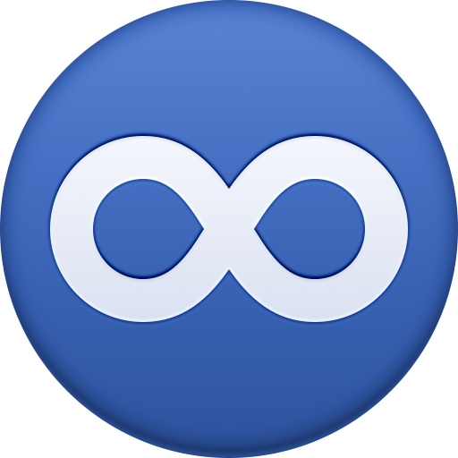 Simbolo Dell’infinito as drawn by Facebook in 3.0