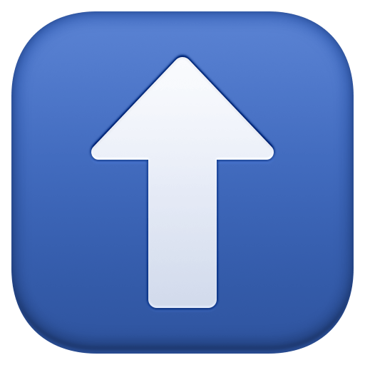 Up Arrow as drawn by Facebook in 3.0